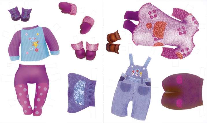 Viste a tu bebé niña