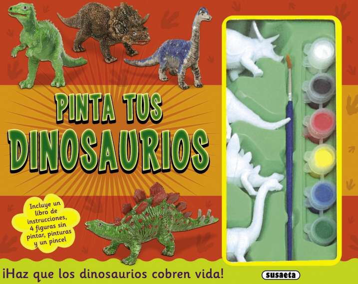 Pinta tus dinosaurios | Editorial Susaeta - Venta de libros infantiles,  venta de libros, libros de cocina, atlas ilustrados