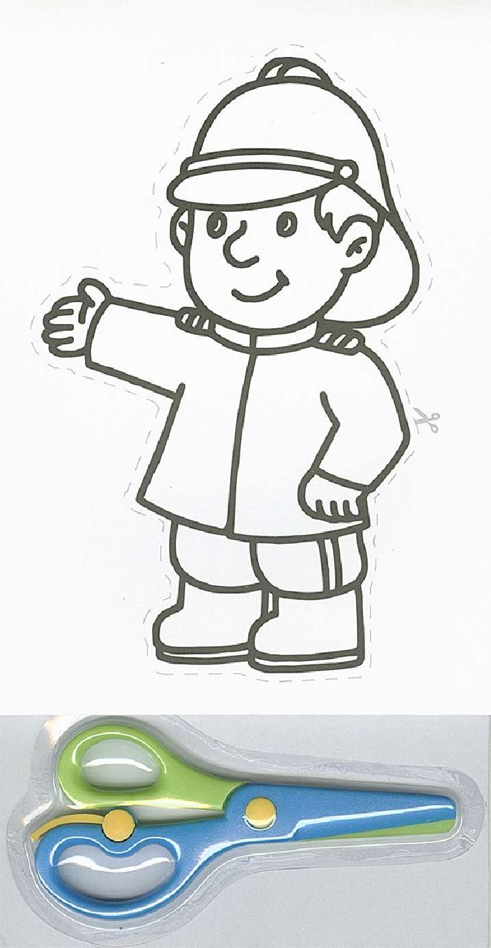 Colorea y recorta -...