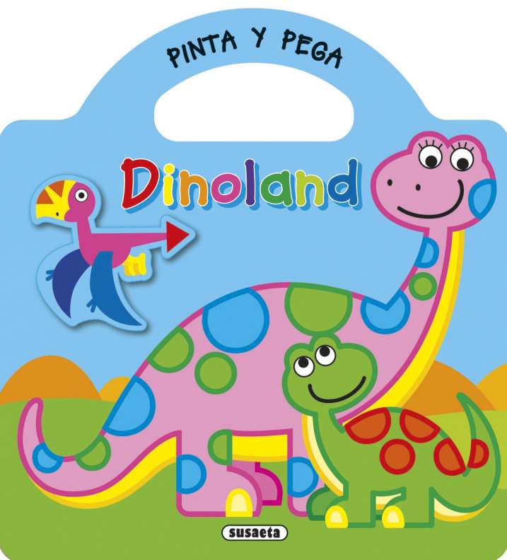 Pinta y pega - Dinoland 1