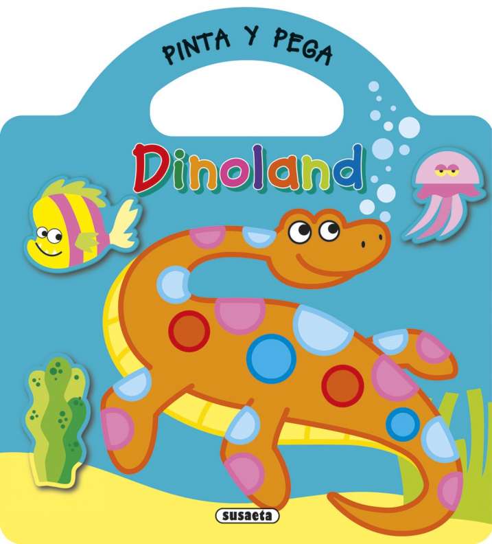 Pinta y pega - Dinoland 3