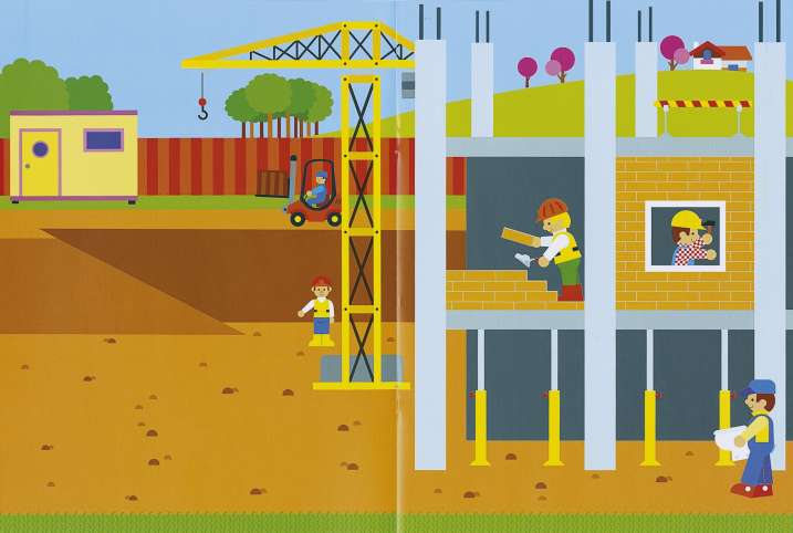 Camiones y máquinas