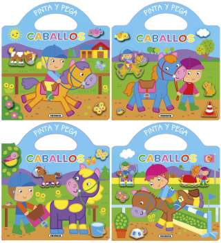 Pinta y pega caballos (4...