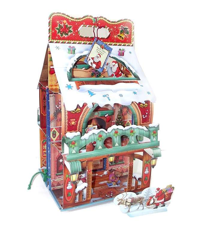 La casa mágica de la Navidad