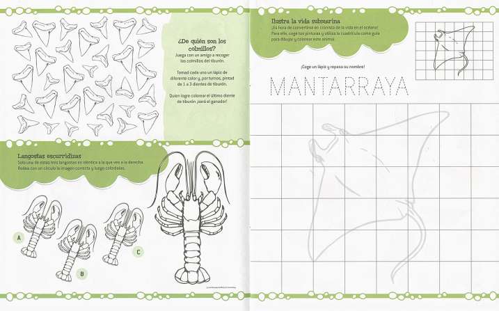 Fondo del mar 250 pegatinas