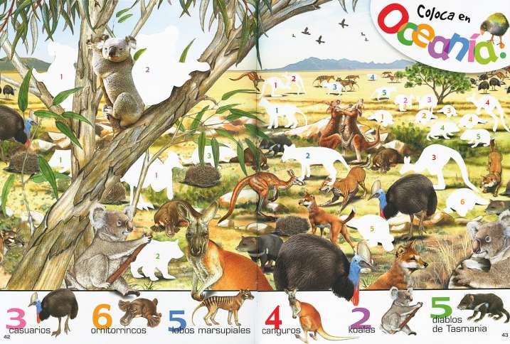 1000 animales para buscar