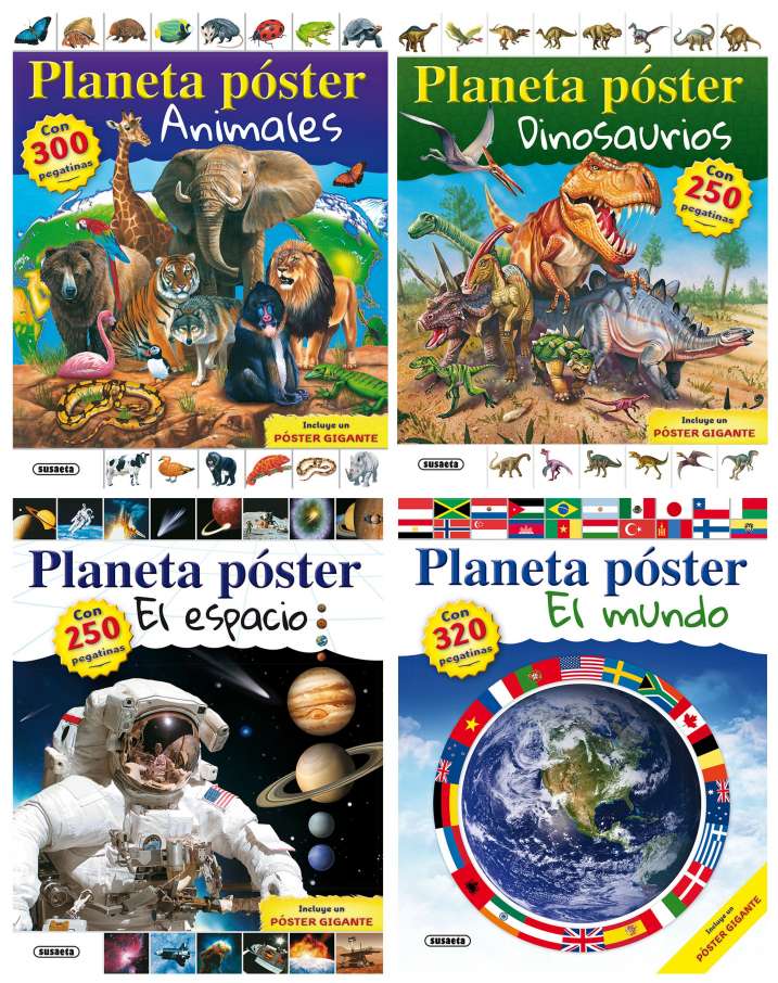 Planeta póster (4 títulos)