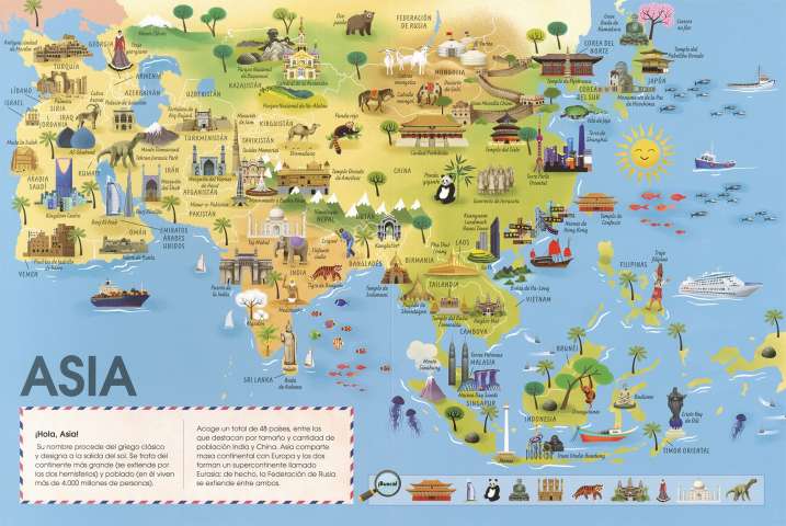 Los siete continentes del...