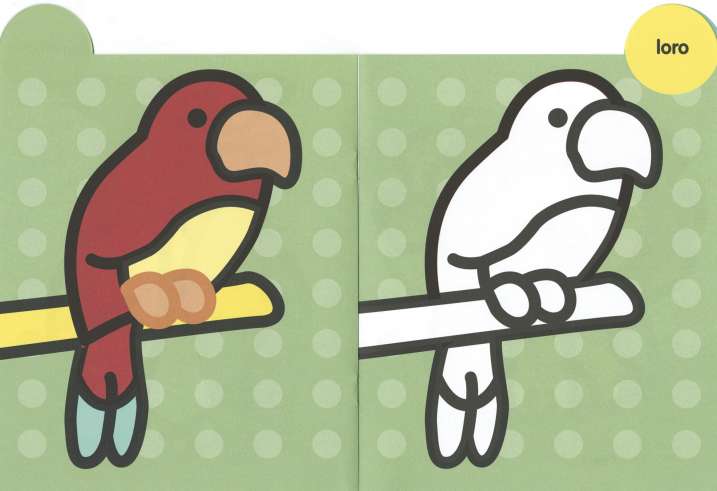 Colorea por edades 4 años