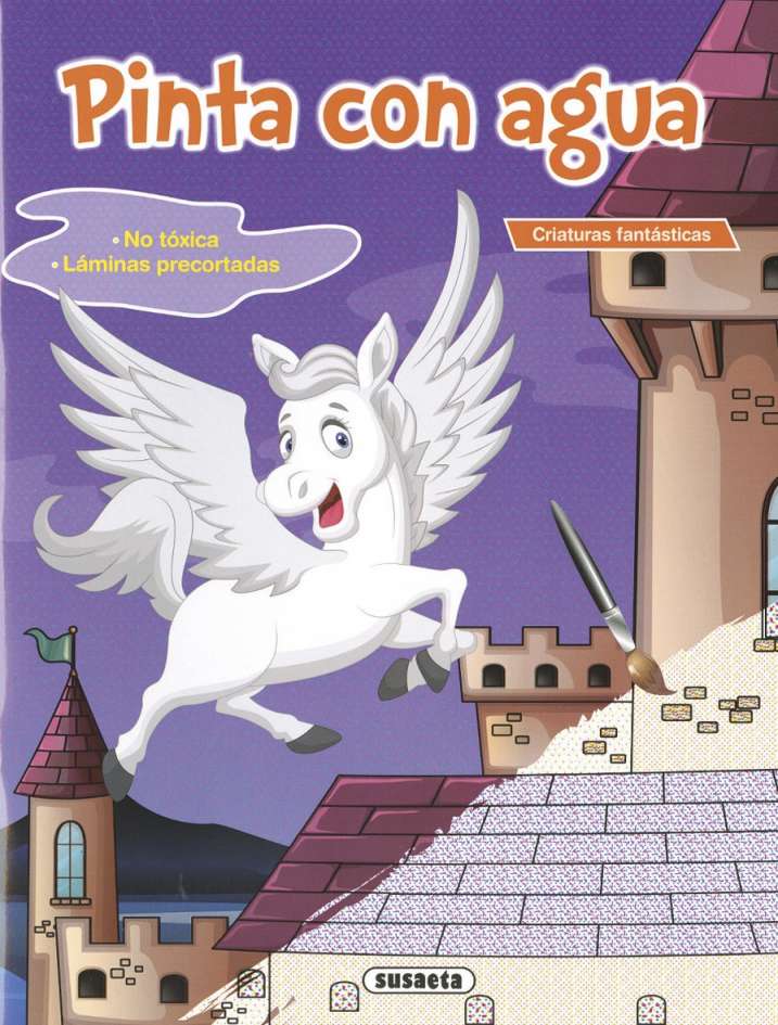 Pinta con agua. Criaturas...