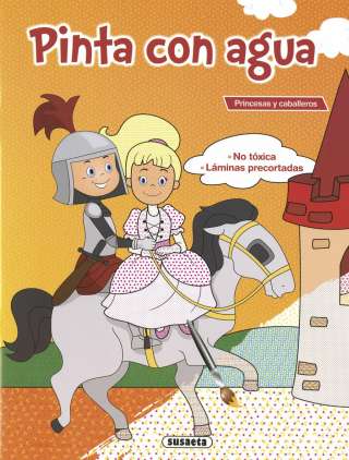 Pinta con agua. Princesas y...