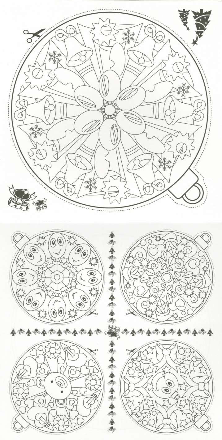 Mandalas navideños