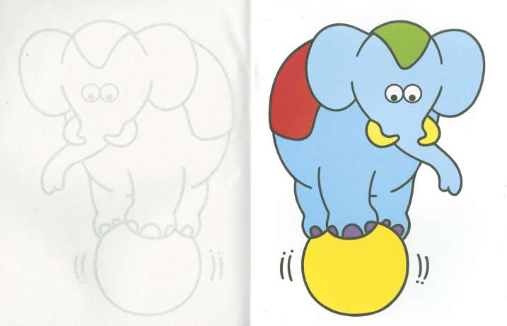 Súper calco y coloreo con...