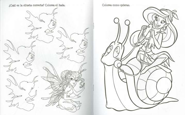 Colorea y juega con...