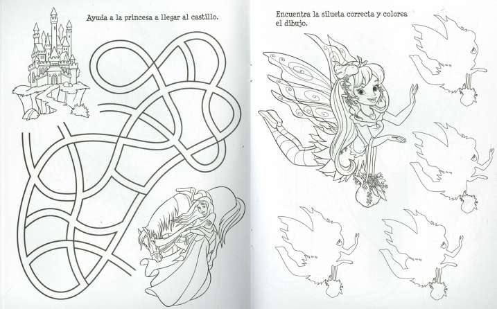 Colorea y juega con...