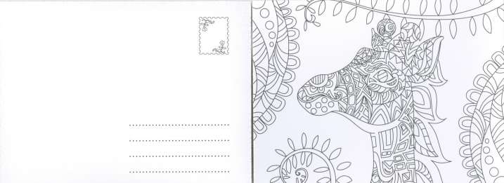 Tarjetas para colorear