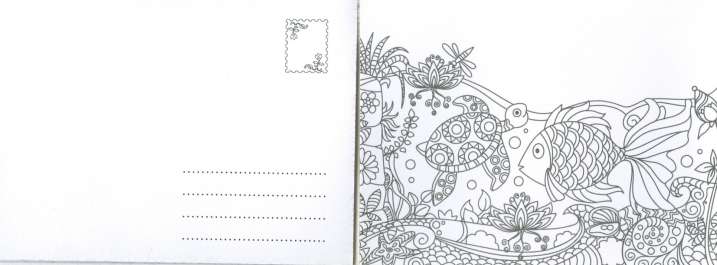 Tarjetas para colorear