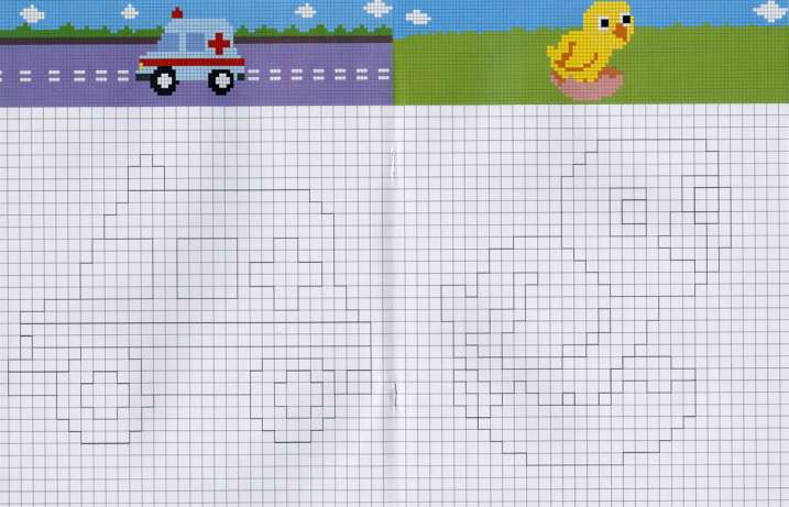 Píxel, copia y colorea