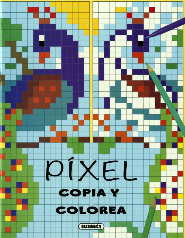 Píxel, copia y colorea