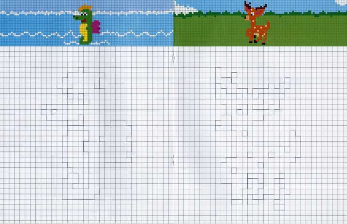 Píxel, copia y colorea